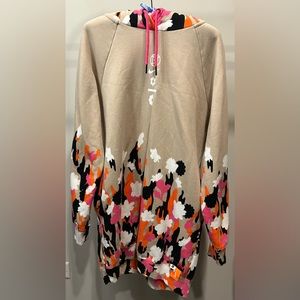 nike: women’s fleece floral hoodie dress